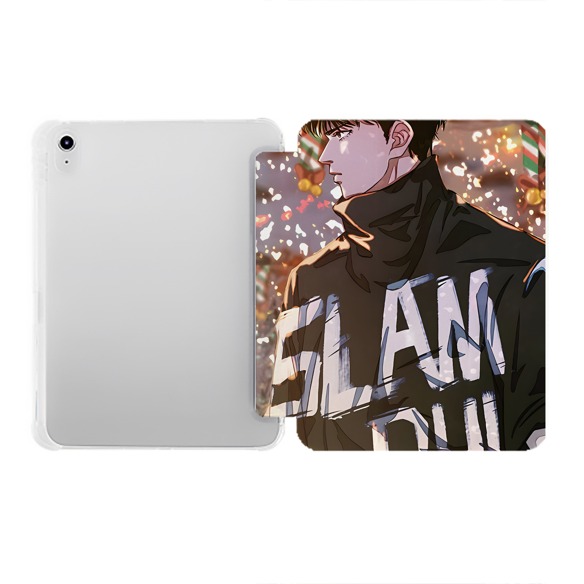 （画像用） SLAM DUNK／スラムダンク IPad ケース ペン収納付き 三つ折りスタンド PUレザー×シリコン 対応機種9.5/10.5/10.9インチ